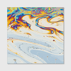 Холст квадратный Магия масляного отражения, цвет: 3D-принт — фото 2