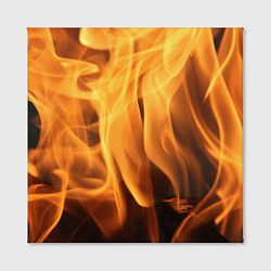 Холст квадратный Языки пламень, цвет: 3D-принт — фото 2