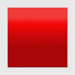 Холст квадратный Кроваво-красный градиент, цвет: 3D-принт — фото 2