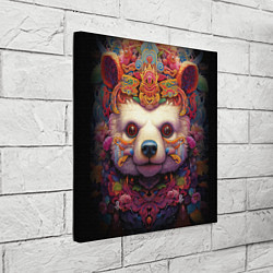 Холст квадратный Медведь мифический, цвет: 3D-принт — фото 2
