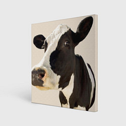 Картина квадратная Настоящая корова