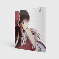 Холст квадратный Touhou Project Рейму Cute, цвет: 3D-принт