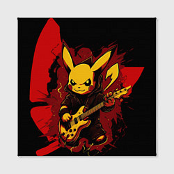 Холст квадратный Устрашаюший покемон с гитарой, цвет: 3D-принт — фото 2