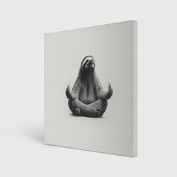 Картина квадратная Ленивиц в позе лотоса