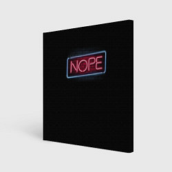 Картина квадратная Nope - neon
