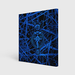 Холст квадратный Fullmetal Alchemist - symbols, цвет: 3D-принт