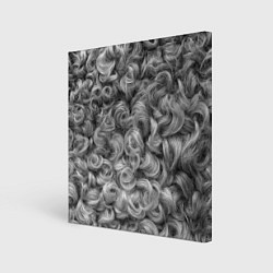 Картина квадратная Кудрявая шерсть баранов