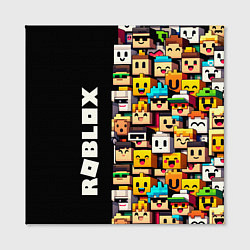 Холст квадратный Roblox - game, цвет: 3D-принт — фото 2