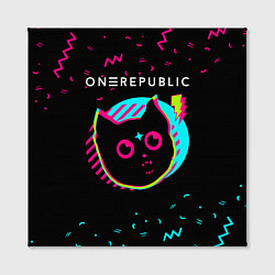Холст квадратный OneRepublic - rock star cat, цвет: 3D-принт — фото 2