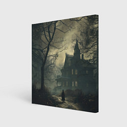 Картина квадратная Alone in the Dark