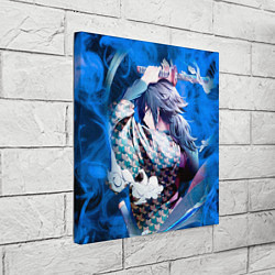 Холст квадратный Гию Томиока из Клинка рассекающего демонов, цвет: 3D-принт — фото 2