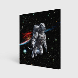 Картина квадратная The dalmatian brave cosmonaut - ai art