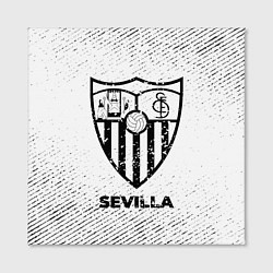 Холст квадратный Sevilla с потертостями на светлом фоне, цвет: 3D-принт — фото 2
