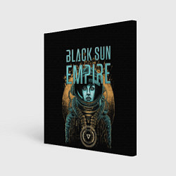 Холст квадратный Black sun empire - neurofunk, цвет: 3D-принт