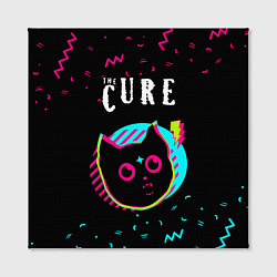 Холст квадратный The Cure - rock star cat, цвет: 3D-принт — фото 2
