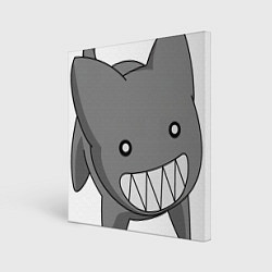Холст квадратный Azumanga Daioh Angry Cat, цвет: 3D-принт