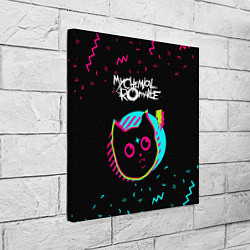 Холст квадратный My Chemical Romance - rock star cat, цвет: 3D-принт — фото 2