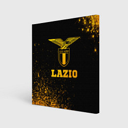 Холст квадратный Lazio - gold gradient, цвет: 3D-принт