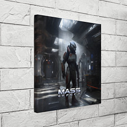 Холст квадратный Mass Effect game - пришелец, цвет: 3D-принт — фото 2