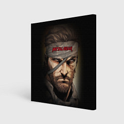Холст квадратный Metal gear Venom Snake, цвет: 3D-принт