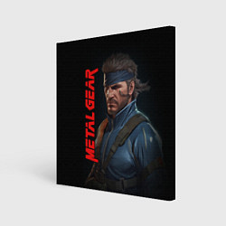 Холст квадратный Venom Snake Metal gear game, цвет: 3D-принт