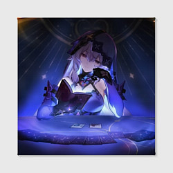 Холст квадратный Honkai Star Rail Black Swan, цвет: 3D-принт — фото 2