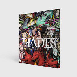 Холст квадратный Characters Hades, цвет: 3D-принт
