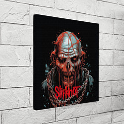 Холст квадратный Slipknot зомби в цепи, цвет: 3D-принт — фото 2