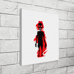 Холст квадратный Красный Зомби, цвет: 3D-принт — фото 2