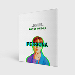 Картина квадратная BTS Jimin Persona - кто я иероглифами