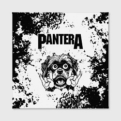 Холст квадратный Pantera - рок пес, цвет: 3D-принт — фото 2