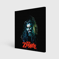 Холст квадратный Rob zombie portrait, цвет: 3D-принт