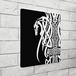Холст квадратный Языческий кельтский орнамент тату, цвет: 3D-принт — фото 2