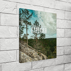 Холст квадратный Природа Карелии, цвет: 3D-принт — фото 2