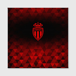Холст квадратный Monaco red poly, цвет: 3D-принт — фото 2
