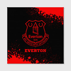 Холст квадратный Everton - red gradient, цвет: 3D-принт — фото 2