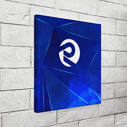 Холст квадратный ARC Raiders blue poly, цвет: 3D-принт — фото 2