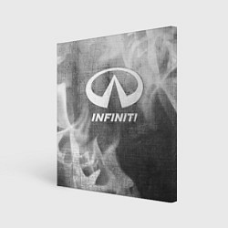 Холст квадратный Infiniti - grey gradient, цвет: 3D-принт