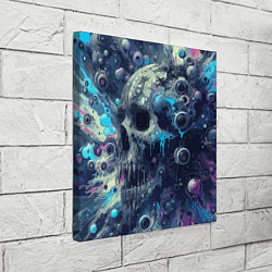 Холст квадратный Vanguard compozition with skull - ai art fantasy, цвет: 3D-принт — фото 2