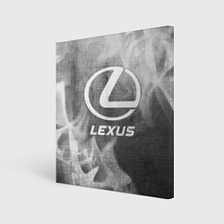 Холст квадратный Lexus - grey gradient, цвет: 3D-принт