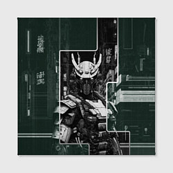 Холст квадратный Футуристичный боевой андроид, цвет: 3D-принт — фото 2