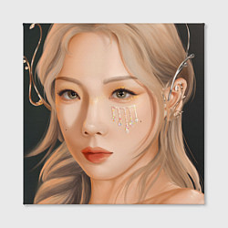 Холст квадратный Ким Тхэён Girls Generation, цвет: 3D-принт — фото 2