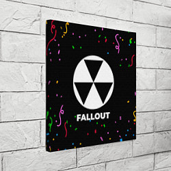 Холст квадратный Fallout конфети, цвет: 3D-принт — фото 2