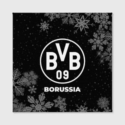 Холст квадратный Снежный Borussia, цвет: 3D-принт — фото 2