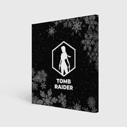 Холст квадратный Снежный Tomb Raider, цвет: 3D-принт
