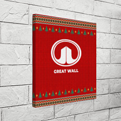 Холст квадратный Great Wall new year, цвет: 3D-принт — фото 2