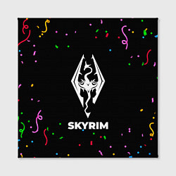 Холст квадратный Skyrim конфети, цвет: 3D-принт — фото 2