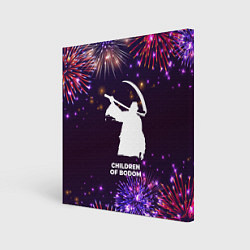 Холст квадратный Праздничный Children of Bodom, цвет: 3D-принт