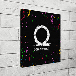 Холст квадратный God of War конфети, цвет: 3D-принт — фото 2