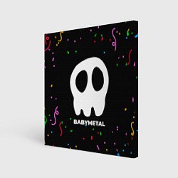 Холст квадратный Babymetal конфети, цвет: 3D-принт